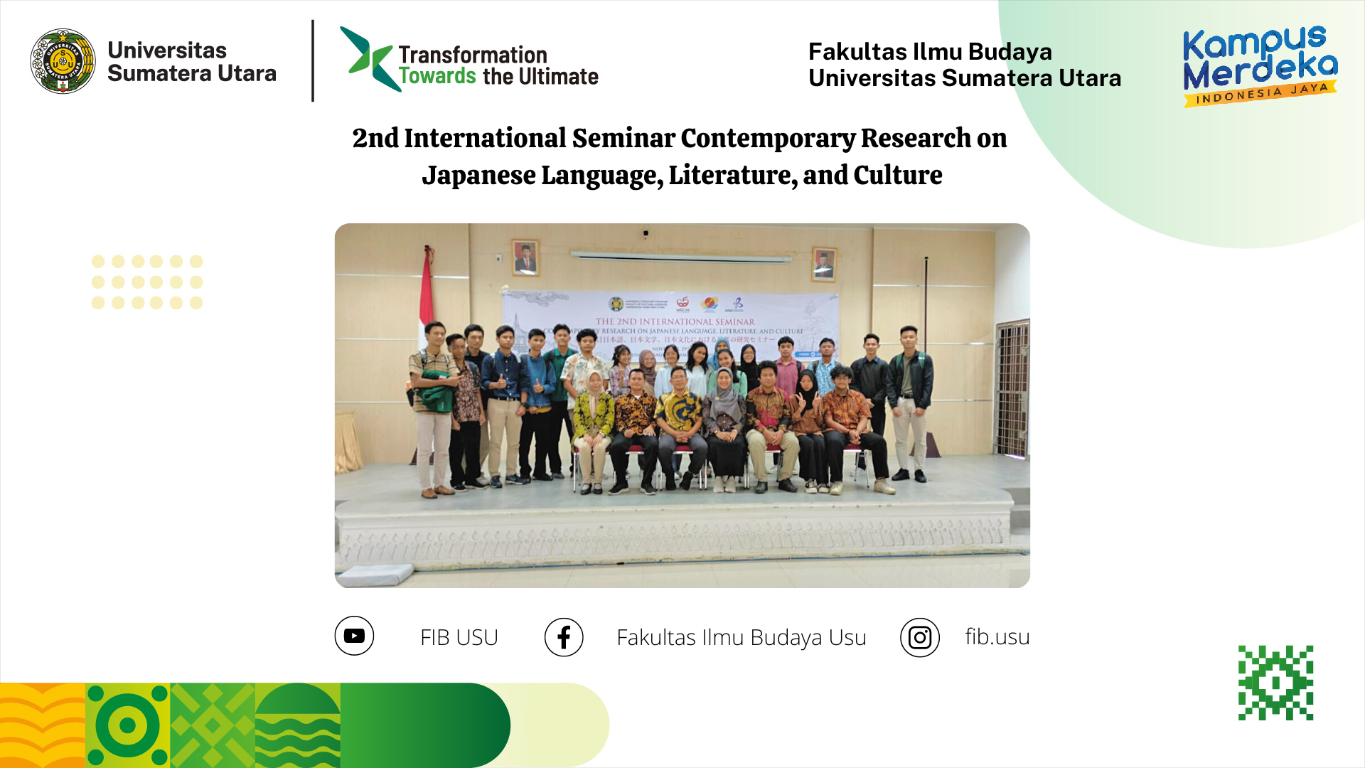 2nd International Seminar Contemporary Research on Japanese Language, Literature, and Culture
